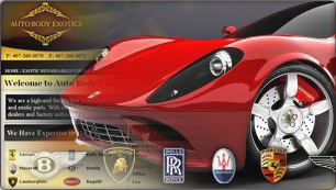 Website Design for Autobody Exotics